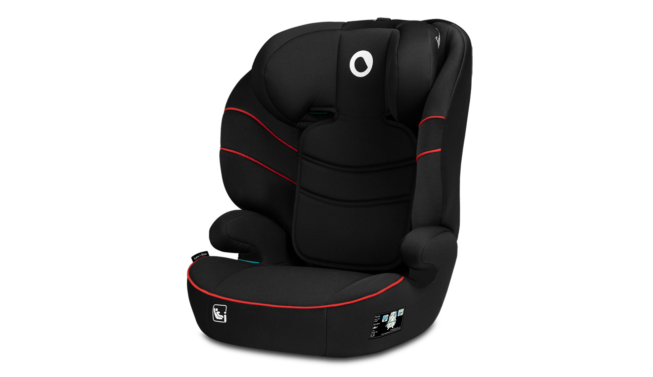 Autosedačka Lionelo Lars i-size 100-150 cm Farba: Sporty Black Red