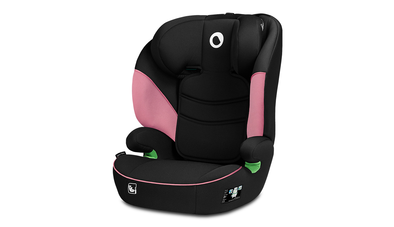 Autosedačka Lionelo Lars i-size 100-150 cm Farba: Pink Baby