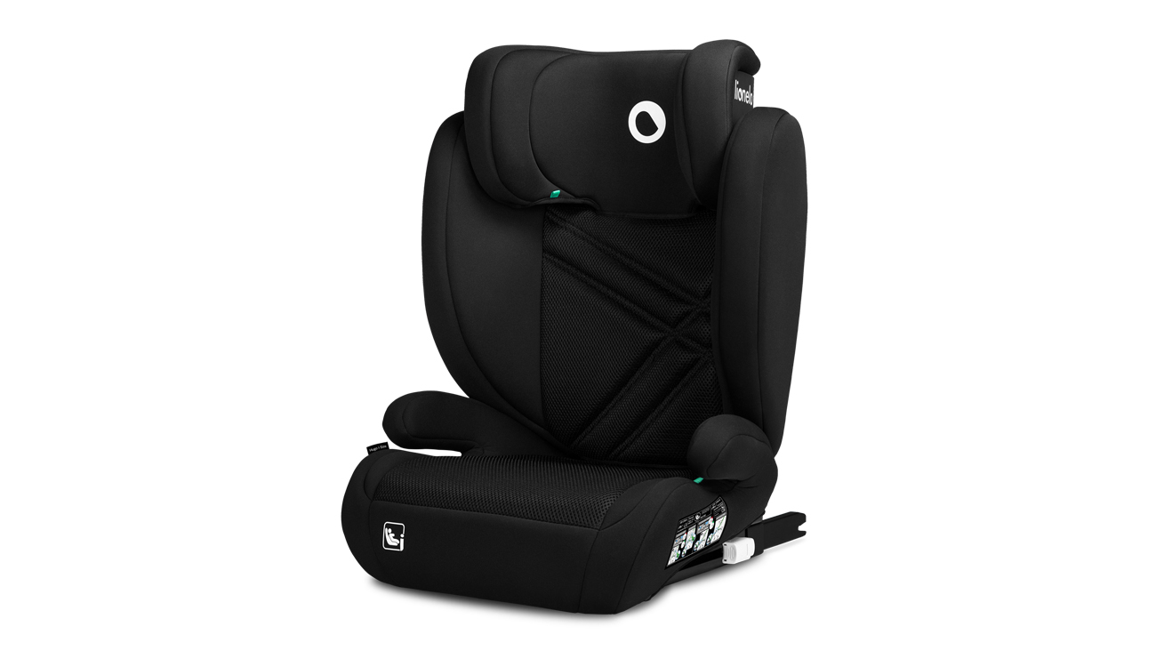 Autosedačka Lionelo Hugo ISOFIX i-size 100-150 cm Farba: Black Carbon
