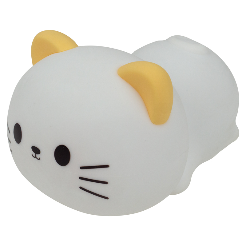 Mary's LED silikónové nočné svetlo RGB so zvukom - mačička