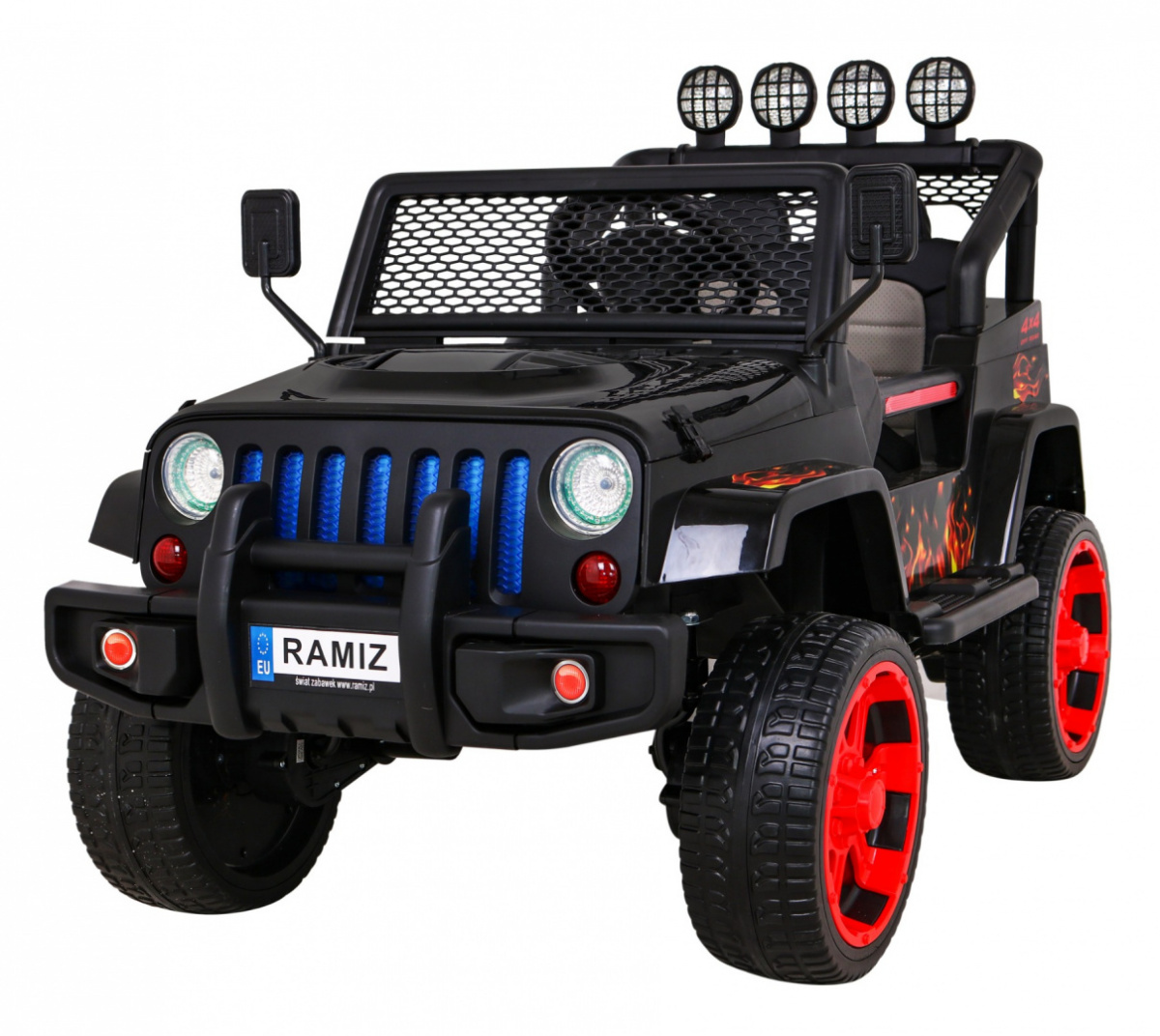 Elektrické autíčko Ramiz Raptor DRIFTER 4x4 Flames