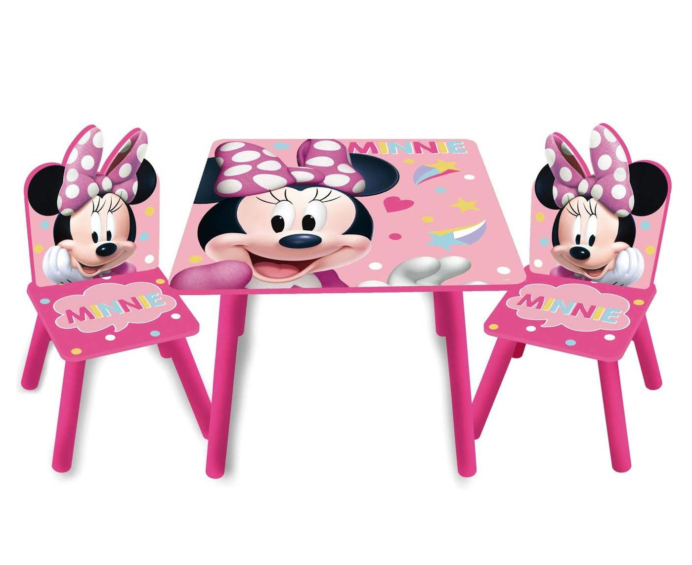 Detský stôl s stoličkami Minnie