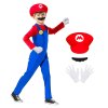 OPBH1977AA detsky kostym super mario mario 110 122 m