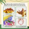 FIBH2444E sada figurek dinosauri s doplnky v boxu 54ks