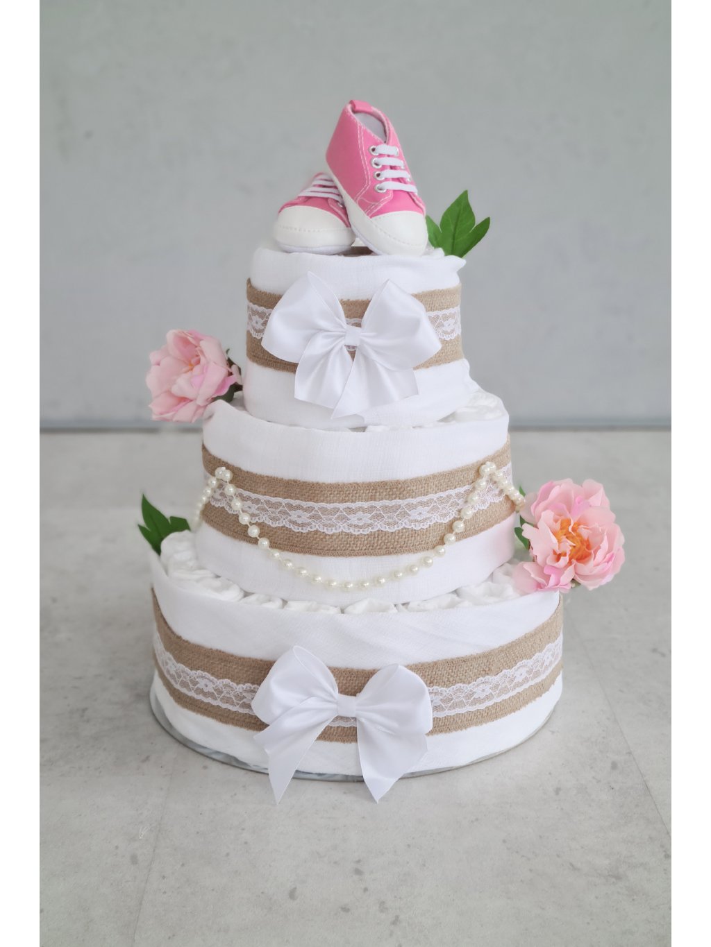 Plenkový dort vintage růžová