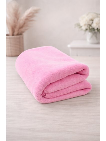 dětská-deka-růžová