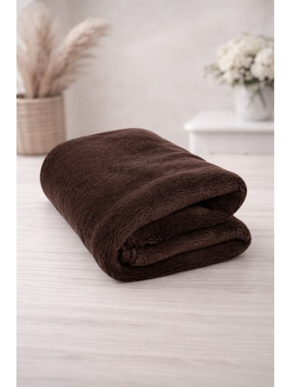 dětská-deka-hnědá