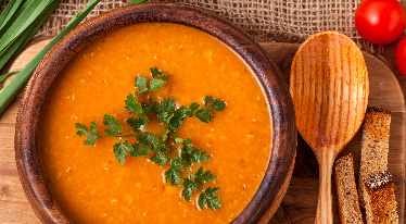 Turecká polévka z červené čočky