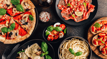 Typické suroviny italské kuchyně