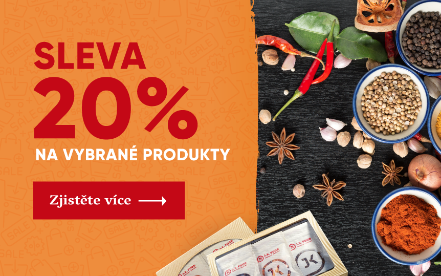 Sleva 20 % na vybrané produkty