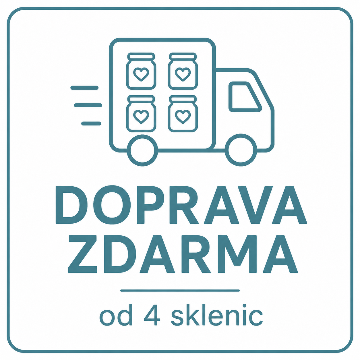 Doprava zdarma od 4 sklenic