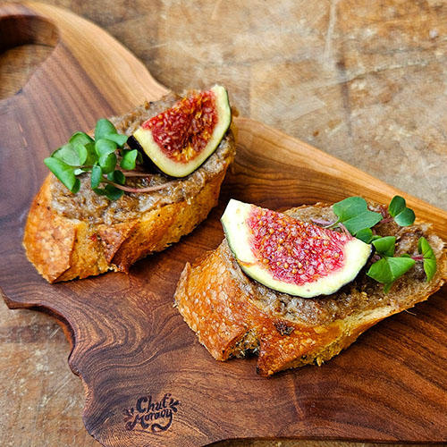 Kanapka se slaninádou a fíkem