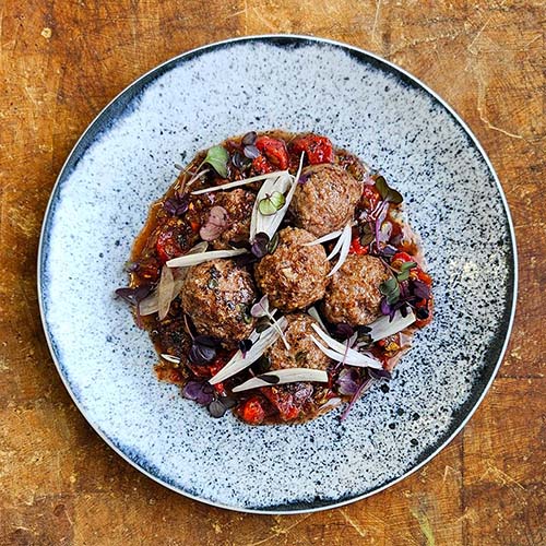 Masové koule s mišmáčkovou salzou