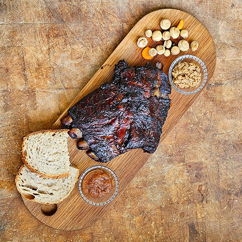 Pečená žebra s kdoulovou vejmrdou