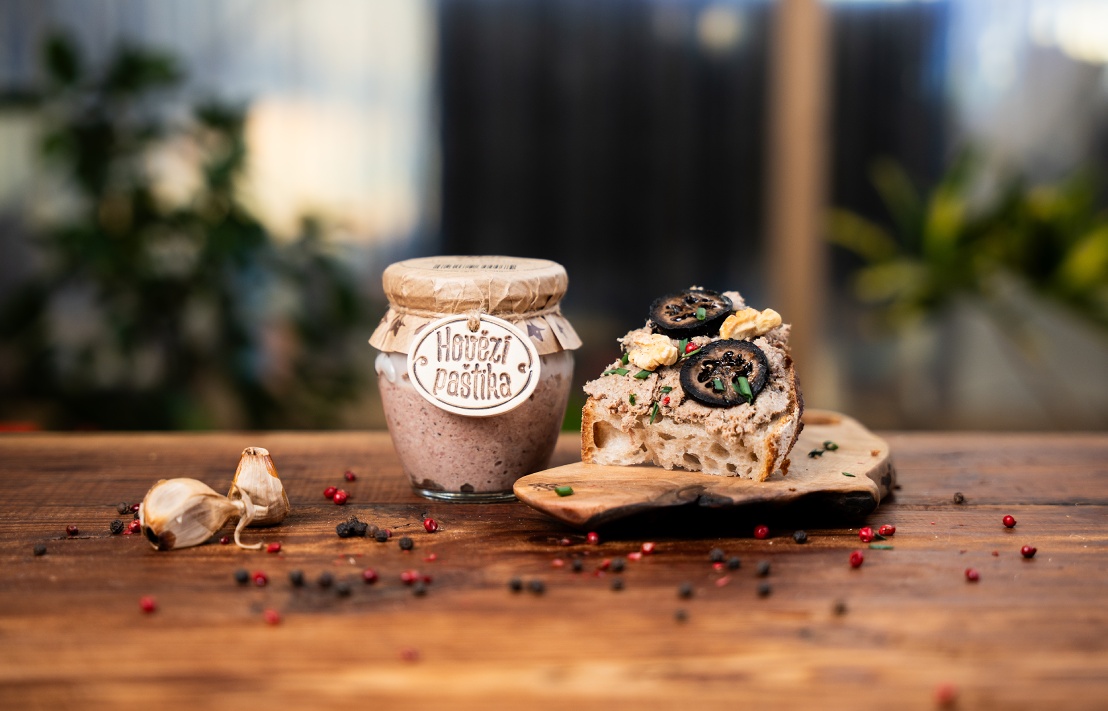 Hovězí paštika Chuť Moravy