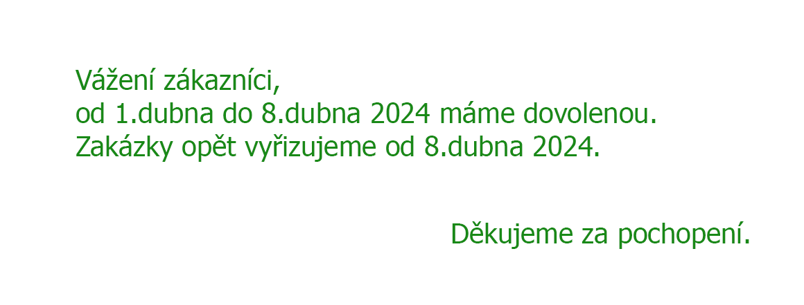 Dovolená Velikonoce 2024