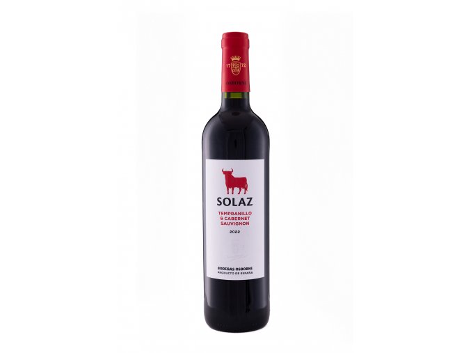 vino tinto solaz tempranillo cabernet sauvignon front 2048px