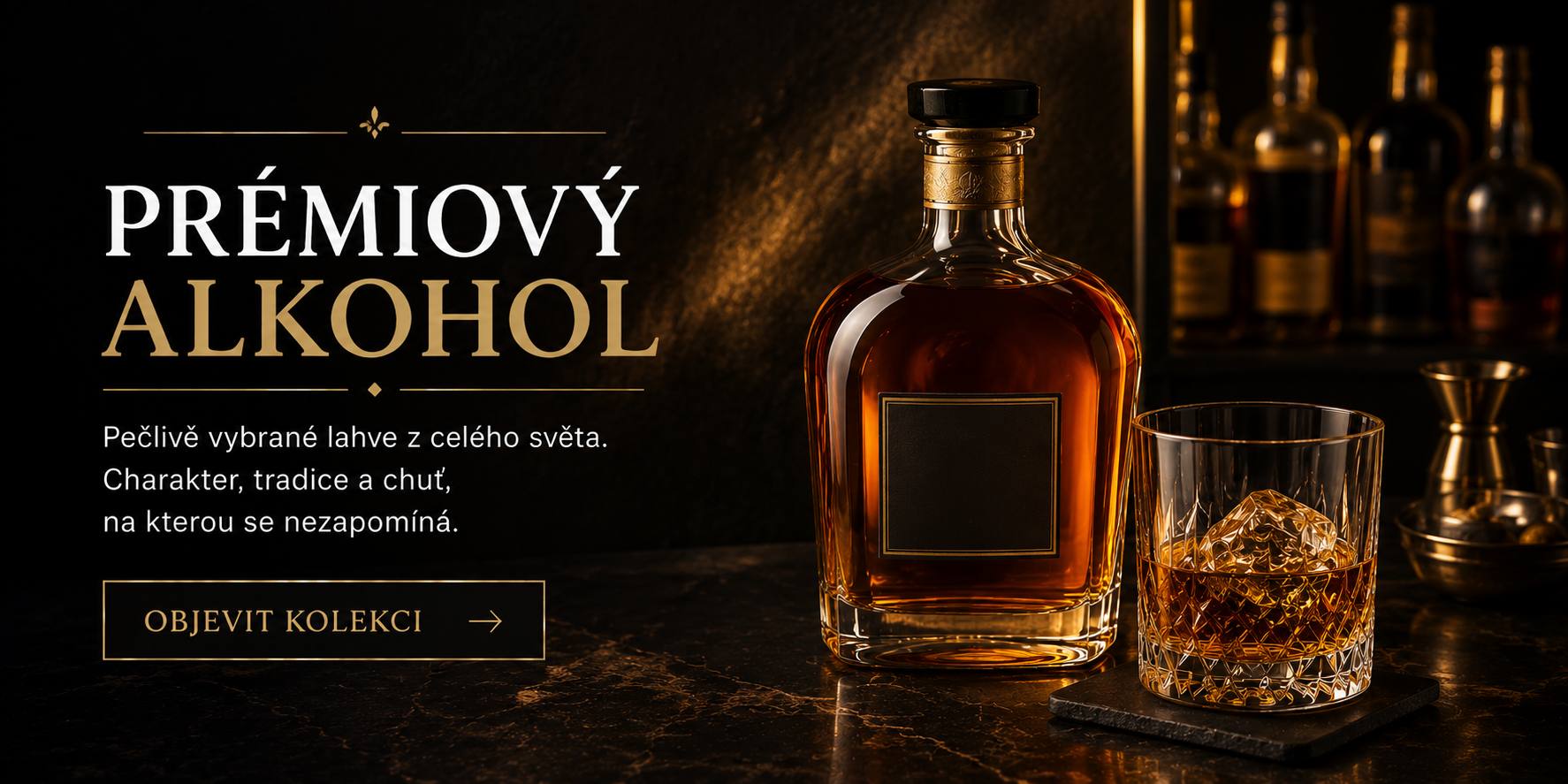Elegantní finská whisky a exkluzivní Single barrel rumy z prestižních palíren.