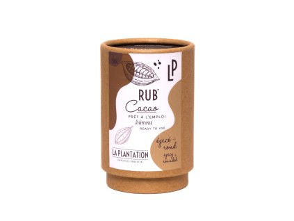 La Plantation Cacao Rub – papírový tubus grilovacího koření 50 g
