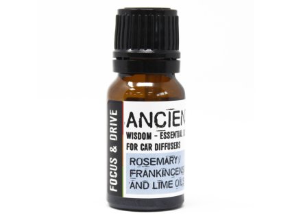 AWGifts – aromaterapeutická směs pro difuzér, 10 ml - Soustřeď se & Řiď