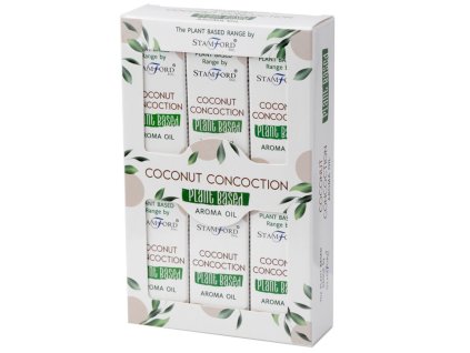 AWGifts – sada aroma olejů, 6×10 ml - Kokosová Směs různé druhy