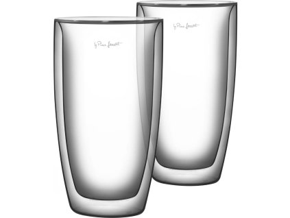 Set termo sklenic Lamart VASO CAFÉ LATTE 2×380 ml – dvoustěnné sklenice na latté LT9011