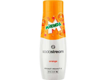 Láhev příchuti Mirinda pro Sodastream 440 ml – čelní pohled