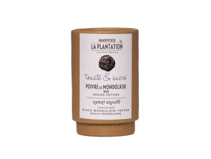 La Plantation černý pepř Mondulkiri 50 g – dárkový tubus