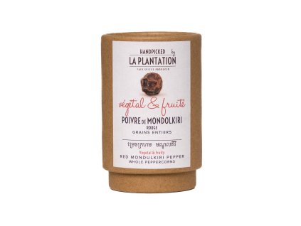La Plantation červený pepř Mondulkiri 50 g v dárkovém tubusu