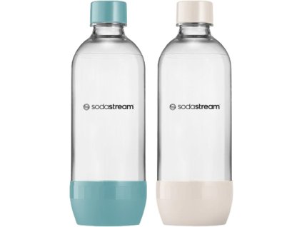 Lahev JET 2×1l Blue/SAND do myčky – SodaStream sada lahví z Tritanu