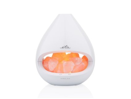 čelní pohled na aroma difuzér se solnými kameny Eta Himalaia