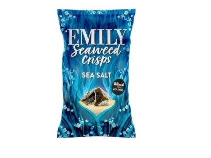 Emily – křupavé chipsy z mořských řas s mořskou solí 50 g | Vegan, bez lepku