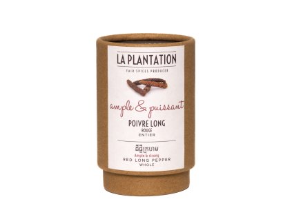 La Plantation – Kampotský dlouhý pepř 50 g v papírovém tubusu