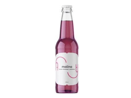 Amity Malina 330ml – poctivá česká malinovka s ibiškem a mátou