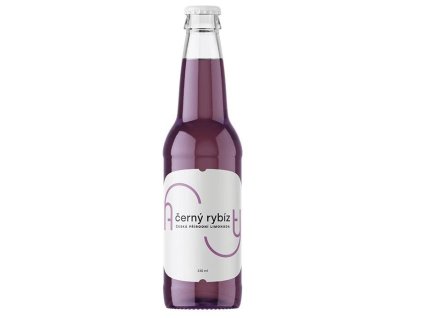 Amity Černý rybíz 330ml – přírodní limonáda s jalovcem, český produkt ve vratné lahvi