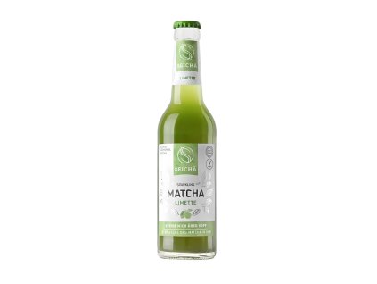 Lahev Seicha Matcha limet 330ml, čelní pohled