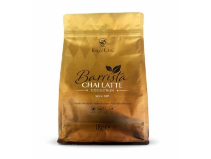 Royal chai latte, pohled na balení