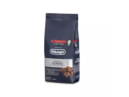 čelní pohled na balení kávy Kimbo Classic 250g