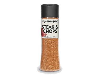 pohled na Cape Herb & Spice Steak & Chops Shaker 270g – Koření na steak, kotlety a BBQ