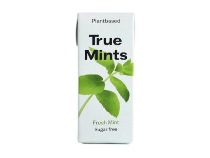 True Gum  Pastilky svěží máta bez cukru  Vegan  13 g