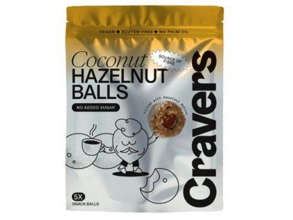 Cravers kuličky z datlí kokos lískový ořech 60 g