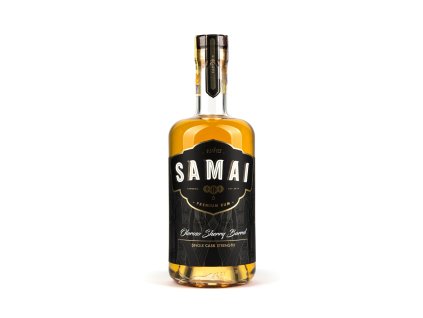 Pohled na láhev rumu Samai Oloroso Sherry Cask