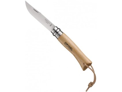 Zavírací nůž Opinel No.7 Inox – celkový boční pohled