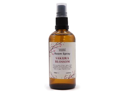 Lahvička pokojového spreje Sakura Blossom 100 ml – čelní pohled
