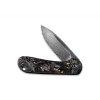 Civivi elementum c907c ds3 copper shred carbon fiber damascus, na půl rozložený nůž