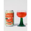 Living Things Watermelon & Lime 330 ml – plechovka a sklenice s jemně perlivou probiotickou sodou