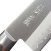 pohled na ražbu na čepely nože Santoku 165 mm - Suncraft - SENZO CLAD