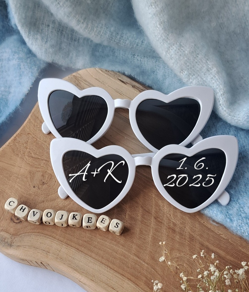 Svatební sluneční brýle