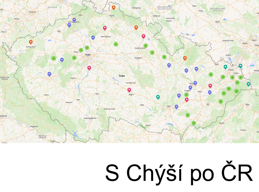 S Chýší po ČR