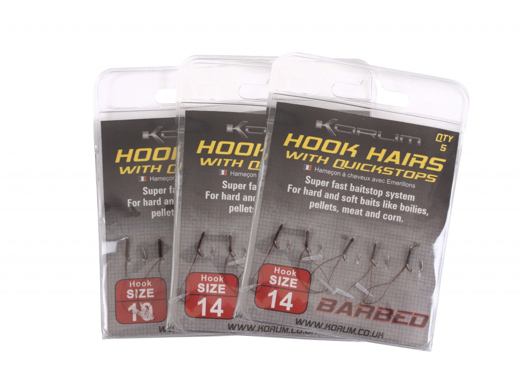 Hook Hairs with Quickstops Barbed